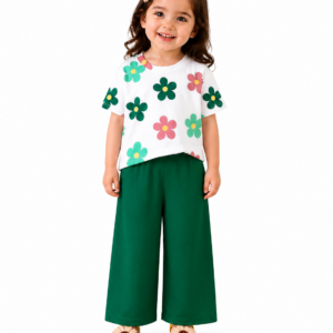 Kids Stylish Printed Jersey Lounge Set