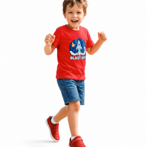 Boys Summer Graphic Half Sleeve T-Shirt